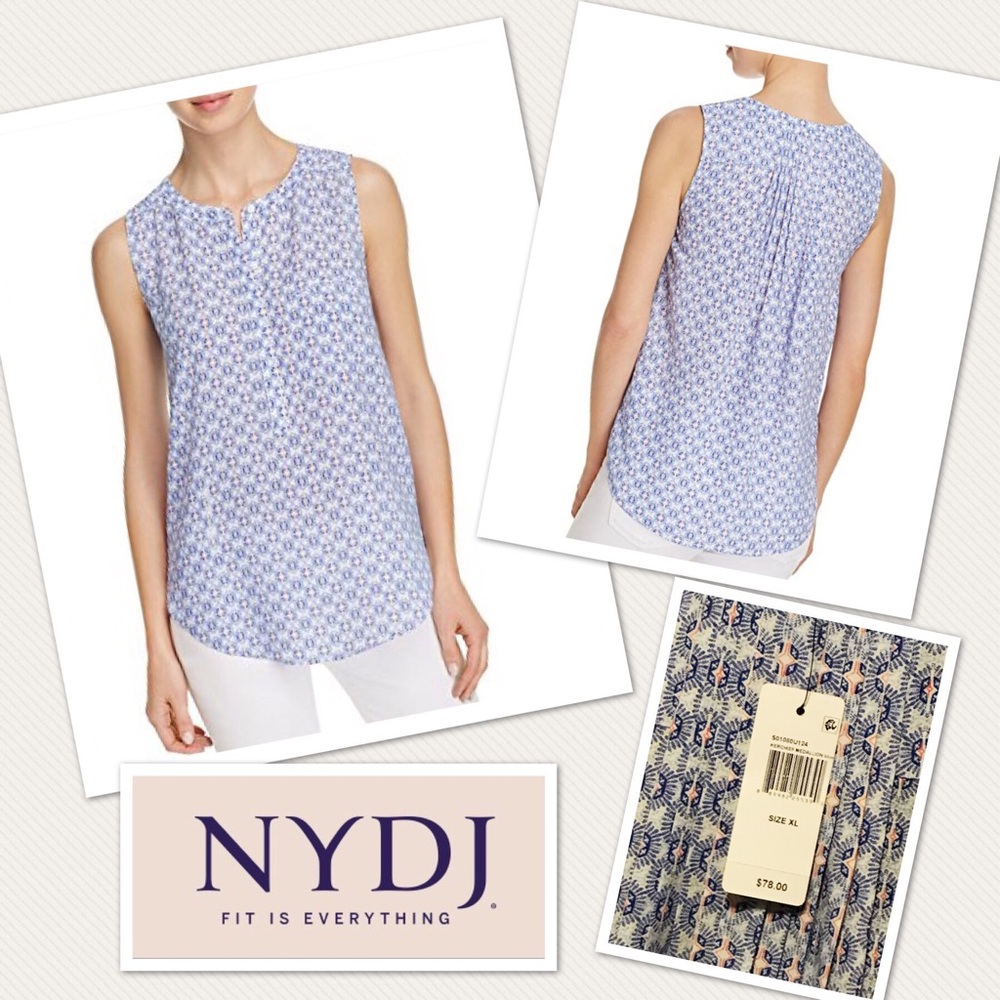 NYDJ Kerchief Medallion blouse